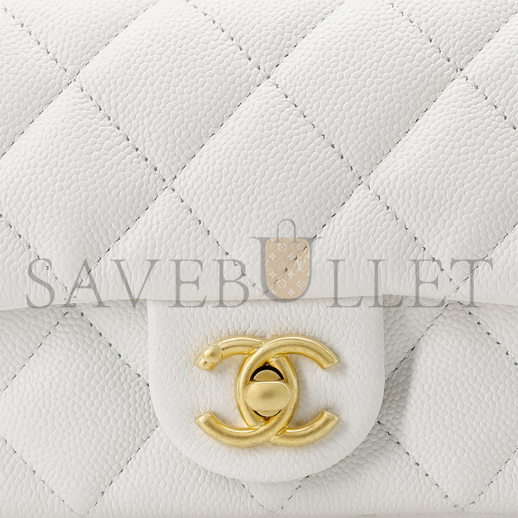 CHANEL MASTER HEART ADJUSTABLE BUCKLE COVER WHITE (19*13*5cm)